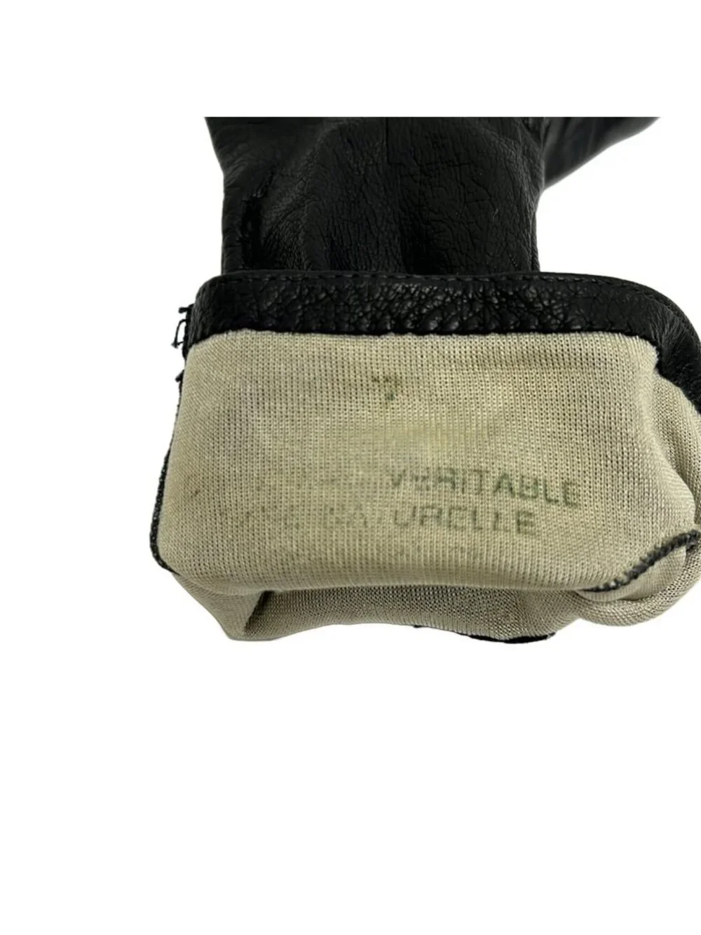Chanel Gloves Black CC Logo Turnlock Star Mark Leather